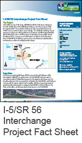 I-5/SR 56 Interchange Project Fact Sheet