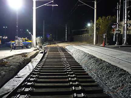 Trolley Renewal Construction Images