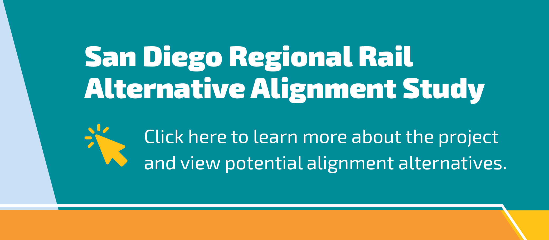 San Diego Regional Rail Alternative Alignment Study Graphic