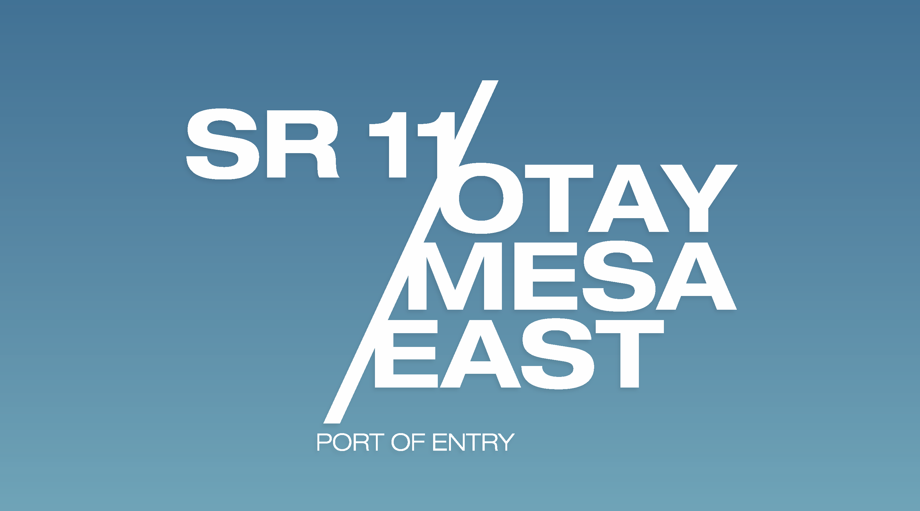 SR11 Otay Mesa East Port of Entry logo